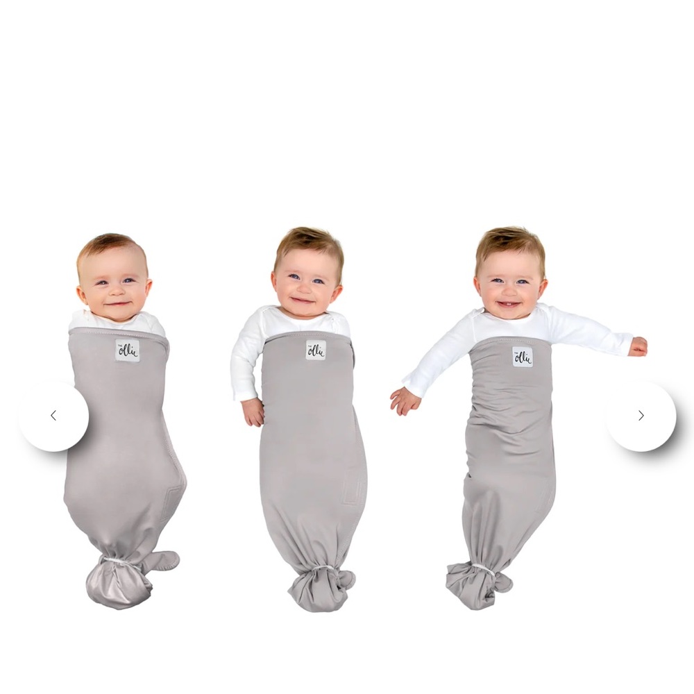 Grey Baby Ollie Swaddle